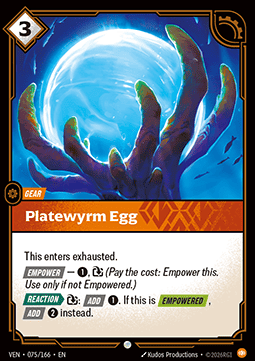 Platewyrm Egg Immagine principale del prodotto