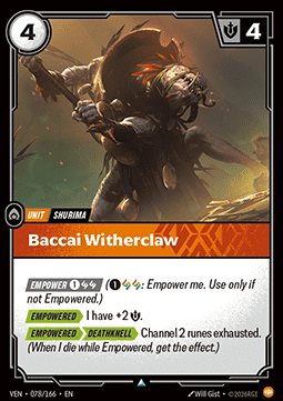 Baccai Witherclaw Immagine principale del prodotto