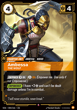 Ambessa, The Wolf (V.1 - Rare) Immagine principale del prodotto