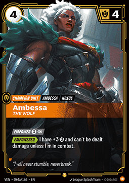 Ambessa, The Wolf (V.2 - Showcase) Immagine principale del prodotto