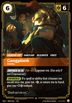 Gangplank, Naval (V.1 - Rare) Immagine principale del prodotto