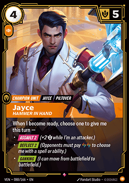 Jayce, Hammer in Hand (V.1 - Rare) Immagine principale del prodotto