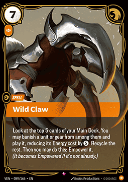 Wild Claw Immagine principale del prodotto