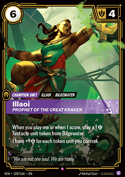 Illaoi, Prophet of the Great Kraken (V.1 - Rare) Immagine principale del prodotto