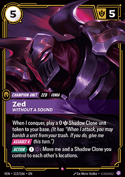 Zed, Without a Sound (V.1 - Rare) Immagine principale del prodotto