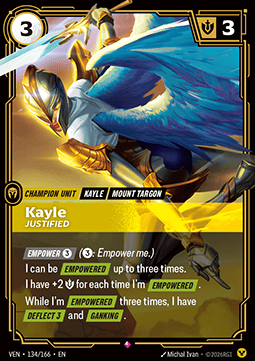 Kayle, Justified (V.1 - Rare) Immagine principale del prodotto