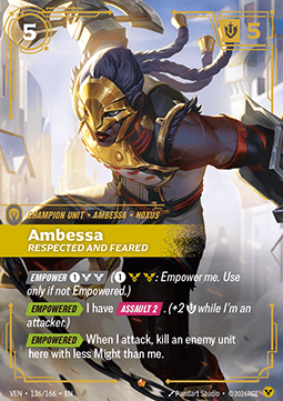Ambessa, Respected and Feared (V.1 - Epic) Immagine principale del prodotto