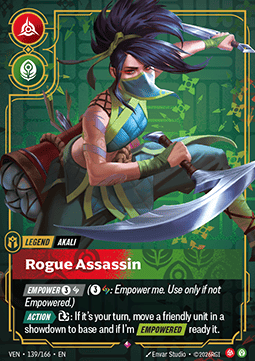 Akali, Rogue Assassin (V.1 - Rare) Immagine principale del prodotto