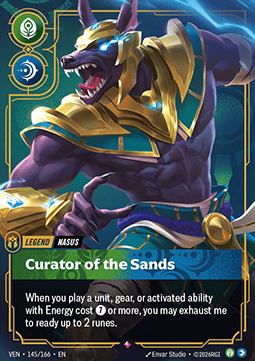 Nasus, Curator of the Sands (V.1 - Rare) Immagine principale del prodotto