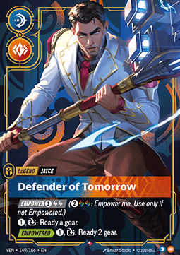 Jayce, Defender of Tomorrow (V.1 - Rare) Immagine principale del prodotto