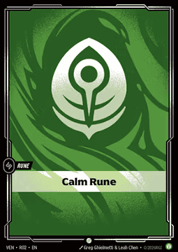 Calm Rune (V.1 - Common) Immagine principale del prodotto