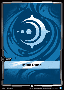 Mind Rune (V.1 - Common) Immagine principale del prodotto