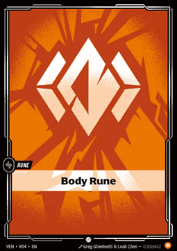 Body Rune (V.1 - Common) Immagine principale del prodotto