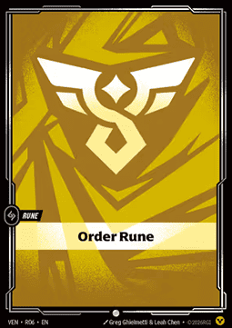 Order Rune (V.1 - Common) Immagine principale del prodotto