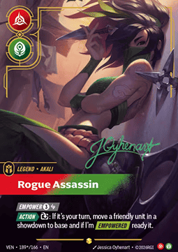 Akali, Rogue Assassin (V.3 - Signed Showcase) Immagine principale del prodotto