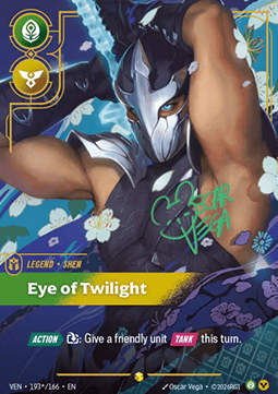 Shen, Eye of Twilight (V.3 - Signed Showcase) Immagine principale del prodotto