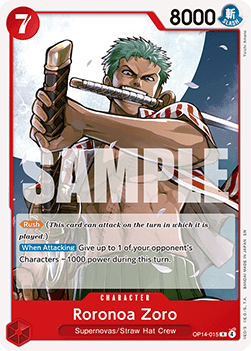 Roronoa Zoro (OP14-015) Immagine principale del prodotto