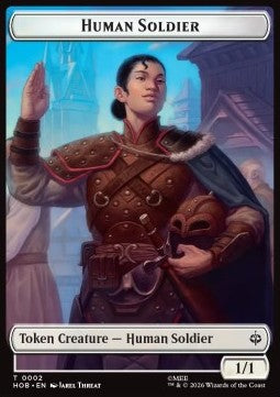 Human Soldier Token (W 1/1) // Treasure Token Immagine principale del prodotto