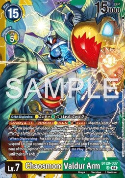Chaosmon: Valdur Arm (BT20-037)