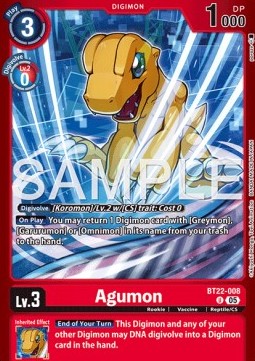 Agumon (BT22-008)