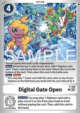 Digital Gate Open (P-206)