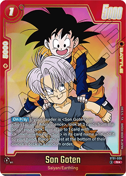 Son Goten (ST01-006) [Fusion World] (V.2 - Feature Rare)