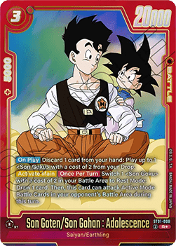 Son Goten/Son Gohan : Adolescence (ST01-008) [Fusion World] (V.2 - Feature Rare) Immagine principale del prodotto