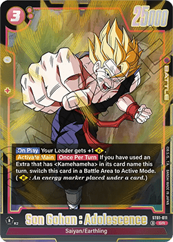 Son Gohan : Adolescence (ST01-011) [Fusion World] (V.1 - Super Rare)