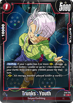 Trunks : Youth (ST01-012) [Fusion World] (V.2 - Common) Immagine principale del prodotto