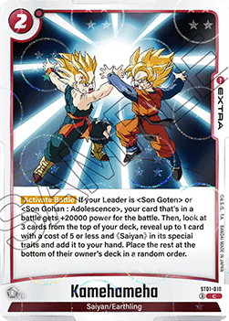Kamehameha (ST01-016) [Fusion World] (V.2 - Common) Immagine principale del prodotto