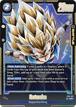 Gotenks (ST01-021) [Fusion World] (V.1 - Super Rare)