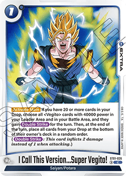 I Call This Version...Super Vegito! (ST01-026) [Fusion World]