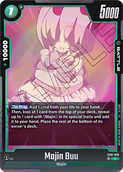 Majin Buu (ST01-028) [Fusion World] (V.1 - Rare) Immagine principale del prodotto