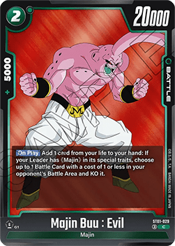Majin Buu : Evil (ST01-029) [Fusion World] (V.1 - Common) Immagine principale del prodotto