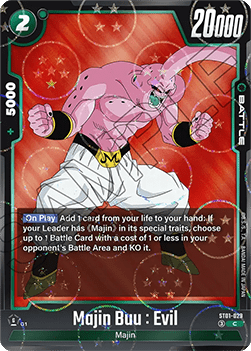 Majin Buu : Evil (ST01-029) [Fusion World] (V.2 - Common)