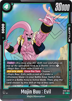 Majin Buu : Evil (ST01-035) [Fusion World] (V.1 - Rare) Immagine principale del prodotto