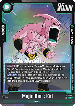 Majin Buu : Kid (ST01-037) [Fusion World] (V.1 - Rare)
