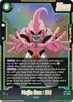 Majin Buu : Kid (ST01-038) [Fusion World] (V.1 - Super Rare)
