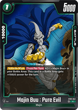 Majin Buu : Pure Evil (ST01-041) [Fusion World] (V.1 - Common)