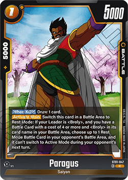 Paragus (ST01-047) [Fusion World] (V.1 - Common)