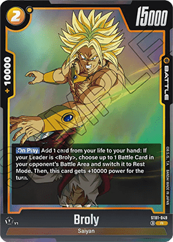 Broly (ST01-049) [Fusion World] (V.1 - Rare)
