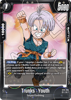 Trunks : Youth (ST01-056) [Fusion World] (V.2 - Common) Immagine principale del prodotto