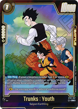 Trunks : Youth (ST01-057) [Fusion World] (V.2 - Alternate Art) Immagine principale del prodotto