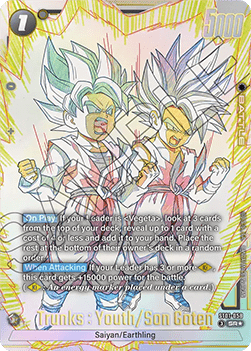 Trunks : Youth/Son Goten (ST01-058) [Fusion World] (V.2 - Alternate Art)