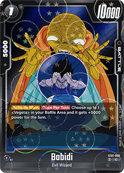 Babidi (ST01-060) [Fusion World] (V.2 - Common) Immagine principale del prodotto