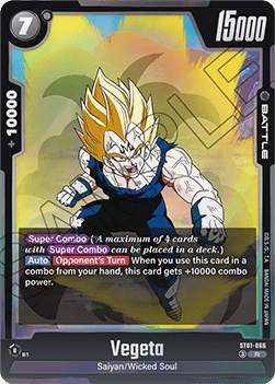 Vegeta (ST01-066) [Fusion World] (V.1 - Rare)