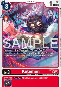 Kotemon (BT26-008) Immagine principale del prodotto