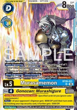 Murasamemon / Gonozan: Murashigure (BT26-031) (V.1) Immagine principale del prodotto