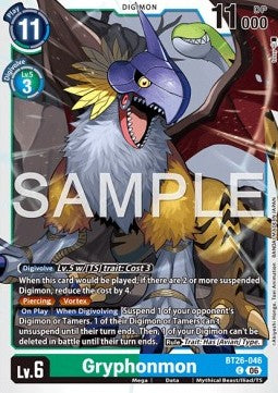 Gryphonmon (BT26-046) Immagine principale del prodotto