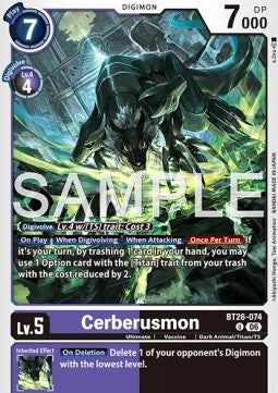 Cerberusmon (BT26-074) Immagine principale del prodotto